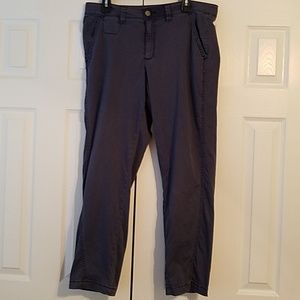 Chino Anthrpologie Women's Relaxed Blue Pants 31